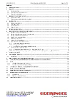 Предварительный просмотр 2 страницы GREISINGER GMH 5430 Operating Manual