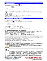 Предварительный просмотр 7 страницы GREISINGER GMH 5430 Operating Manual