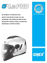 Preview for 1 page of Grex G4.2 PRO Safety And Instructions For Use