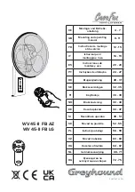 Preview for 1 page of Greyhound CasaFan WV 45-II FB AZ Mounting And Operating Manual