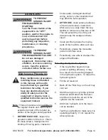 Preview for 14 page of Greyhound GREYHOUND 56072 Set Up And Operating Instructions Manual