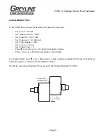 Preview for 5 page of Greyline Instruments A.1.2 Series User Manual