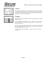 Preview for 11 page of Greyline Instruments A.1.2 Series User Manual