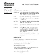 Preview for 16 page of Greyline Instruments A.1.2 Series User Manual