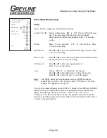 Preview for 36 page of Greyline Instruments AVMS 5.1 User Manual