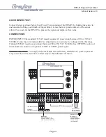 Preview for 3 page of Greyline Instruments DFM-IV User Manual