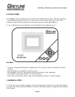 Preview for 5 page of Greyline Instruments MantaRay User Manual