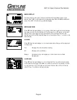 Preview for 9 page of Greyline Instruments OCF 5.0 User Manual