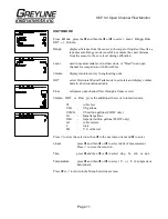 Preview for 11 page of Greyline Instruments OCF 5.0 User Manual