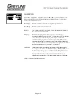 Preview for 12 page of Greyline Instruments OCF 5.0 User Manual