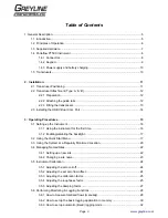 Preview for 3 page of Greyline Instruments PORTAFLOW PT500 User Manual