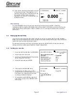 Preview for 22 page of Greyline Instruments PORTAFLOW PT500 User Manual