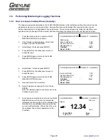 Preview for 28 page of Greyline Instruments PORTAFLOW PT500 User Manual