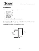 Preview for 5 page of Greyline Instruments PTFM 1.0 User Manual