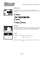 Preview for 10 page of Greyline Instruments PTFM 1.0 User Manual