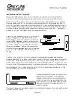 Preview for 16 page of Greyline Instruments SFM 6.1 Installation & Operation Instructions