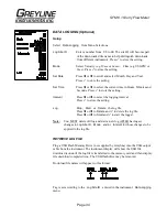 Preview for 34 page of Greyline Instruments SFM 6.1 Installation & Operation Instructions