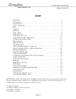 Preview for 3 page of Greyline Instruments SLT32 User Manual