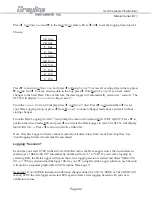 Preview for 42 page of Greyline Instruments SLT32 User Manual