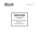 Preview for 1 page of Greyline DLT 2.0 User Manual