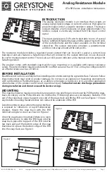 Preview for 1 page of Greystone Energy Systems GT-ARES Series Installation Instructions