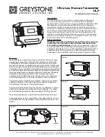 Greystone Energy Systems ULP1 Installation Instructions preview