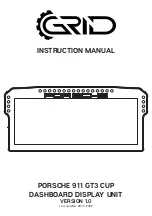 Grid PORSCHE 911 GT3 CUP Instruction Manual preview