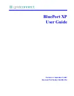 GridConnect BluePort XP User Manual preview