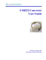 Предварительный просмотр 1 страницы GridConnect USB232 User Manual