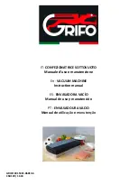 Grifo CSB100 Instruction Manual preview