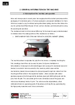 Preview for 9 page of Grifo DENI Manual Of Installation, Use And Maintenance