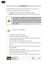 Preview for 13 page of Grifo DENI Manual Of Installation, Use And Maintenance