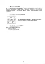 Preview for 7 page of GRIGGIO GC 110/1 Instructions Manual