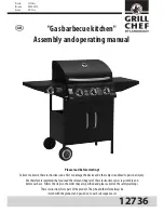 Grill Chef 12736 Assembly And Operating Manual предпросмотр