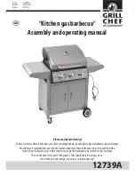 Предварительный просмотр 1 страницы Grill Chef 12739A Assembly And Operating Manual