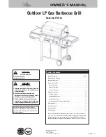 Preview for 1 page of Grill Mate PR7100 Owner'S Manual