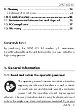 Preview for 5 page of GRILL MEISTER GFGT 433 B1 Operating And Safety Instructions Manual