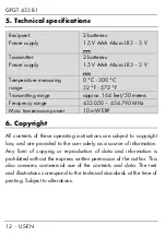 Preview for 14 page of GRILL MEISTER GFGT 433 B1 Operating And Safety Instructions Manual