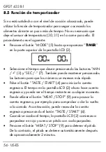 Preview for 56 page of GRILL MEISTER GFGT 433 B1 Operating And Safety Instructions Manual