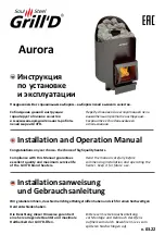 Preview for 1 page of Grill'D Aurora Installation And Operation Manual