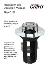 Предварительный просмотр 1 страницы Grill'D Step-Grill Installation And Operation Manual