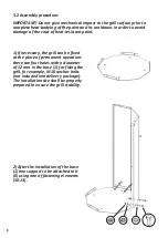 Предварительный просмотр 8 страницы Grill'D Step-Grill Installation And Operation Manual