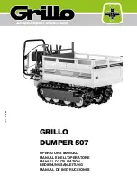 Grillo DUMPER 507 Operator'S Manual preview