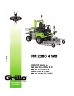 Grillo fm2200 Instruction Manual preview