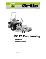 Grillo FX 27 Operator'S Manual preview