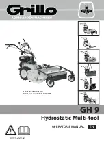 Preview for 1 page of Grillo GH 9 Operator'S Manual