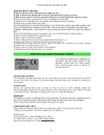 Предварительный просмотр 6 страницы Grillo PRINCESS M1- MR Operator'S Manual And Spare Parts List