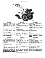 Предварительный просмотр 44 страницы Grillo PRINCESS M1- MR Operator'S Manual And Spare Parts List