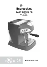 Preview for 1 page of Grimac Espressione BABY GRACE PG Operating Instructions Manual