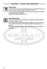 Preview for 14 page of Grimac Minigrimac User Manual